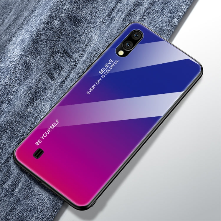 Gradient Color Glass Case, For iPhone XS / X, For Huawei Honor 9X, For Galaxy A8s, For Galaxy A10, For Galaxy A30, For Galaxy A50, For Galaxy A60, For Galaxy A70, For Galaxy M10, For Galaxy M30, For Galaxy Note 9, For Galaxy S9, For Galaxy S10