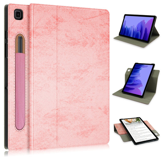 Solid Color 360 Degrees Rotation Tablet Leather Case with Holder