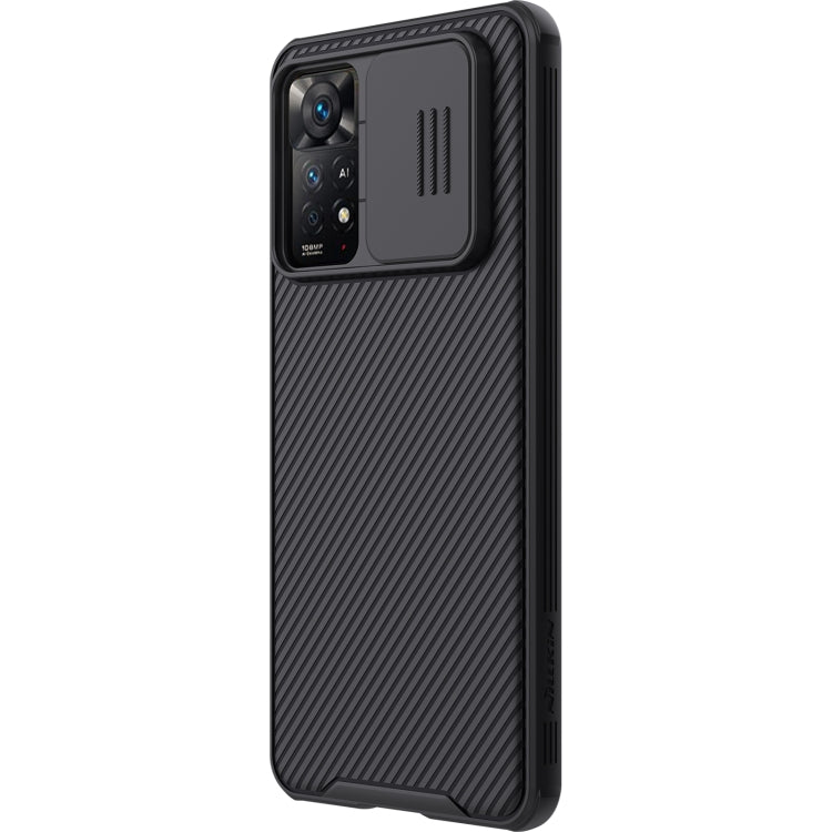 For Xiaomi Redmi Note 11 Pro Global / 11 Pro Global 5G / 11 Pro+ 5G India / 11E Pro 5G NILLKIN Black Mirror Pro Camshield PC Case (Peacock Blue), For Xiaomi Redmi Note 11 Pro Global