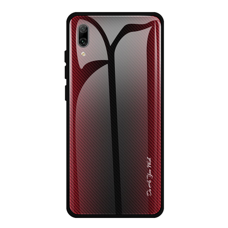 Texture Gradient Glass Protective Case, For Huawei Enjoy 9 Plus / Y9 2019, For Huawei Enjoy 9s, For Huawei Mate 20 Pro, For Huawei P20 Pro, For Honor 9X, For OnePlus 7, For Huawei Mate 30 Pro, For Huawei P30 Pro, For Huawei Nova 5i Pro�����������������...