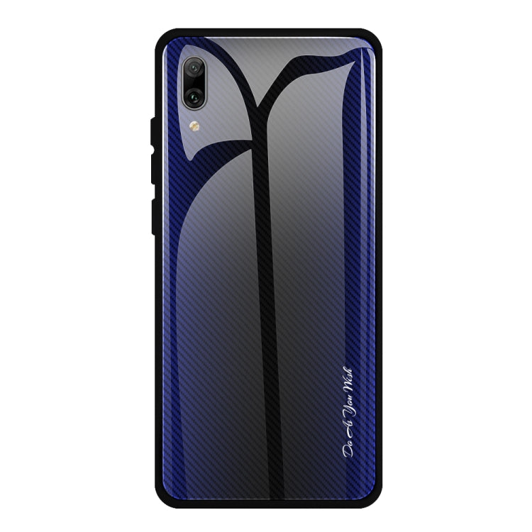 Texture Gradient Glass Protective Case, For Huawei Enjoy 9 Plus / Y9 2019, For Huawei Enjoy 9s, For Huawei Mate 20 Pro, For Huawei P20 Pro, For Honor 9X, For OnePlus 7, For Huawei Mate 30 Pro, For Huawei P30 Pro, For Huawei Nova 5i Pro�����������������...