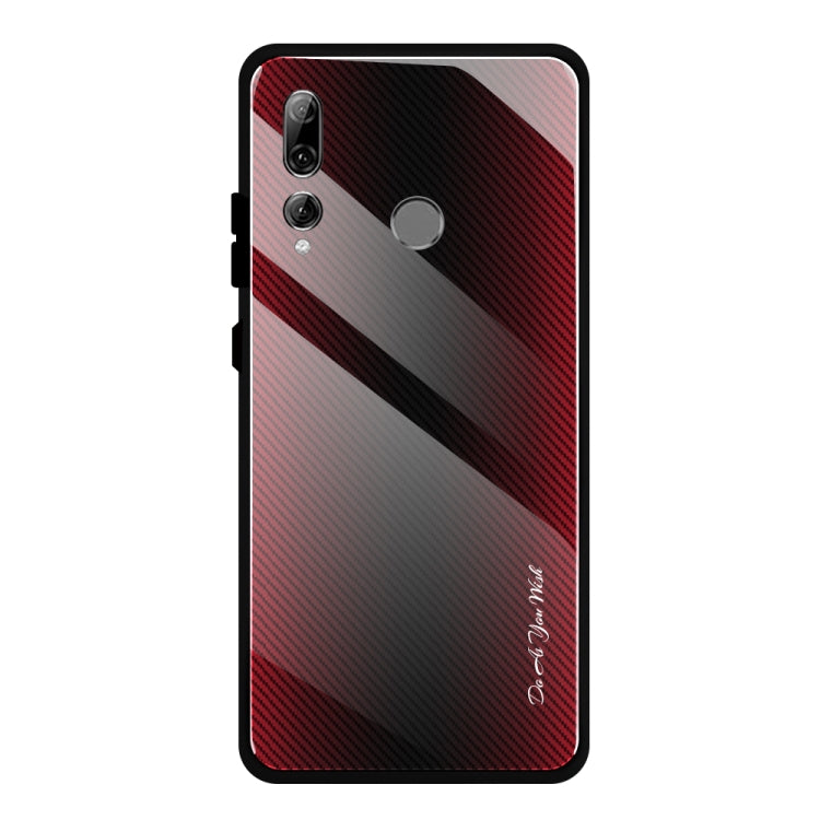 Texture Gradient Glass Protective Case, For Huawei Enjoy 9 Plus / Y9 2019, For Huawei Enjoy 9s, For Huawei Mate 20 Pro, For Huawei P20 Pro, For Honor 9X, For OnePlus 7, For Huawei Mate 30 Pro, For Huawei P30 Pro, For Huawei Nova 5i Pro�����������������...
