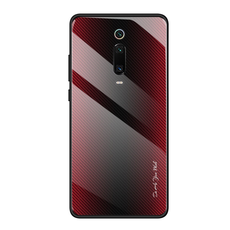 Texture Gradient Glass Protective Case, For Huawei Enjoy 9 Plus / Y9 2019, For Huawei Enjoy 9s, For Huawei Mate 20 Pro, For Huawei P20 Pro, For Honor 9X, For OnePlus 7, For Huawei Mate 30 Pro, For Huawei P30 Pro, For Huawei Nova 5i Pro�����������������...