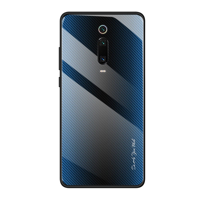 Texture Gradient Glass Protective Case, For Huawei Enjoy 9 Plus / Y9 2019, For Huawei Enjoy 9s, For Huawei Mate 20 Pro, For Huawei P20 Pro, For Honor 9X, For OnePlus 7, For Huawei Mate 30 Pro, For Huawei P30 Pro, For Huawei Nova 5i Pro�����������������...