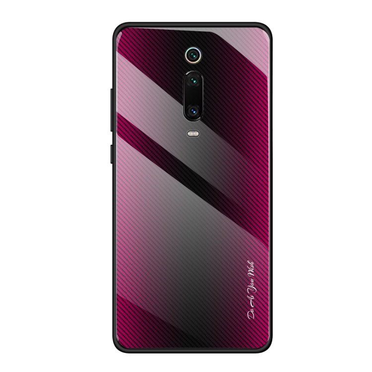 Texture Gradient Glass Protective Case, For Huawei Enjoy 9 Plus / Y9 2019, For Huawei Enjoy 9s, For Huawei Mate 20 Pro, For Huawei P20 Pro, For Honor 9X, For OnePlus 7, For Huawei Mate 30 Pro, For Huawei P30 Pro, For Huawei Nova 5i Pro�����������������...