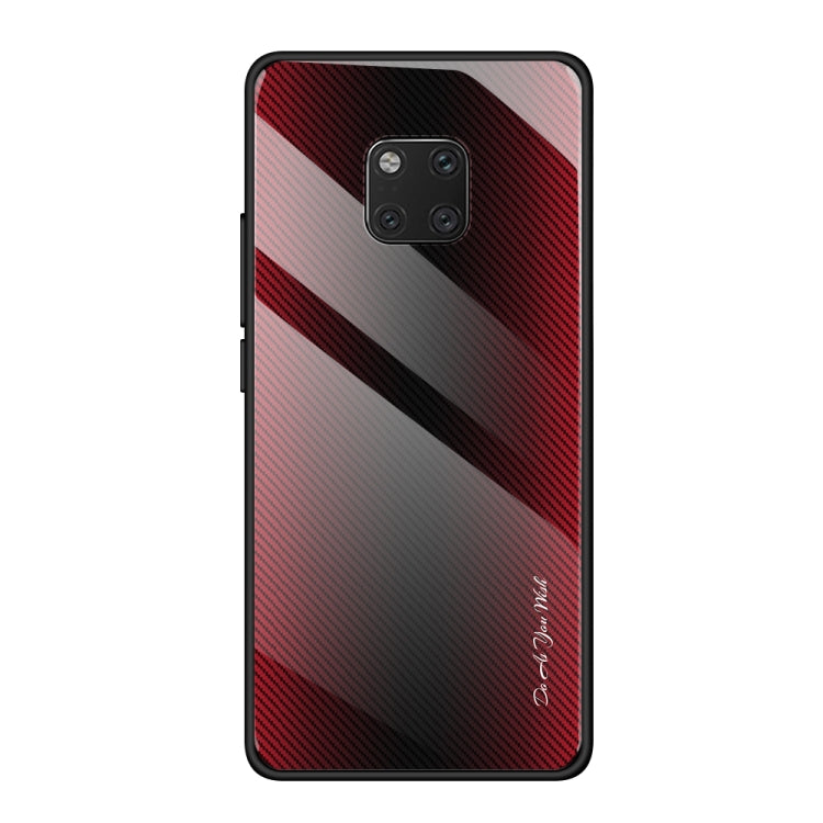Texture Gradient Glass Protective Case, For Huawei Enjoy 9 Plus / Y9 2019, For Huawei Enjoy 9s, For Huawei Mate 20 Pro, For Huawei P20 Pro, For Honor 9X, For OnePlus 7, For Huawei Mate 30 Pro, For Huawei P30 Pro, For Huawei Nova 5i Pro�����������������...