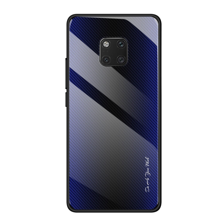 Texture Gradient Glass Protective Case, For Huawei Enjoy 9 Plus / Y9 2019, For Huawei Enjoy 9s, For Huawei Mate 20 Pro, For Huawei P20 Pro, For Honor 9X, For OnePlus 7, For Huawei Mate 30 Pro, For Huawei P30 Pro, For Huawei Nova 5i Pro�����������������...