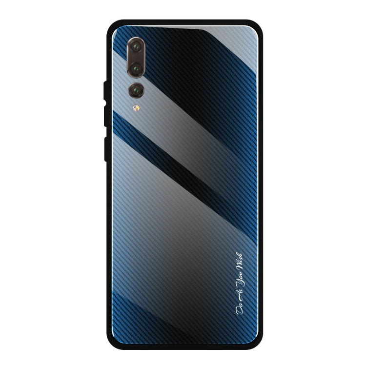 Texture Gradient Glass Protective Case, For Huawei Enjoy 9 Plus / Y9 2019, For Huawei Enjoy 9s, For Huawei Mate 20 Pro, For Huawei P20 Pro, For Honor 9X, For OnePlus 7, For Huawei Mate 30 Pro, For Huawei P30 Pro, For Huawei Nova 5i Pro�����������������...