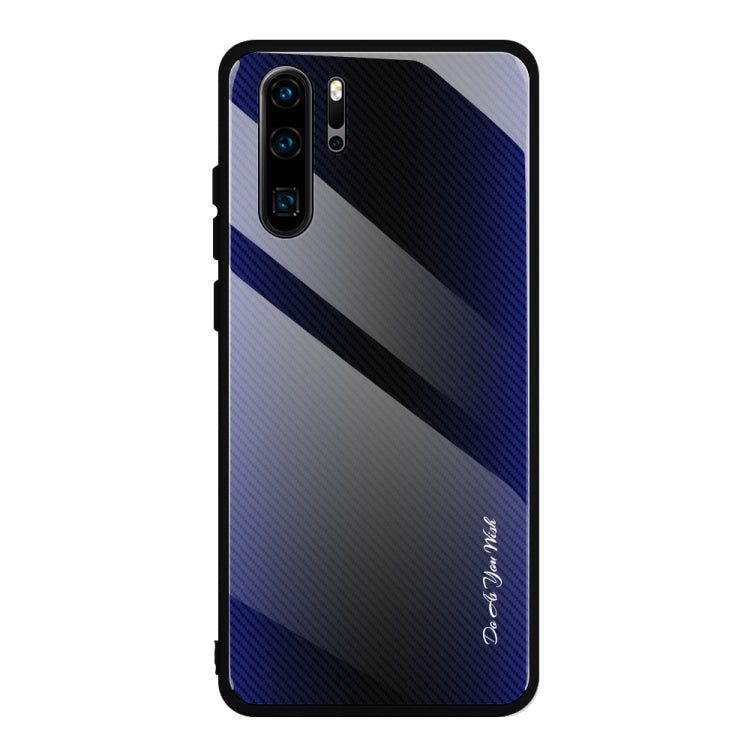 Texture Gradient Glass Protective Case, For Huawei Enjoy 9 Plus / Y9 2019, For Huawei Enjoy 9s, For Huawei Mate 20 Pro, For Huawei P20 Pro, For Honor 9X, For OnePlus 7, For Huawei Mate 30 Pro, For Huawei P30 Pro, For Huawei Nova 5i Pro�����������������...