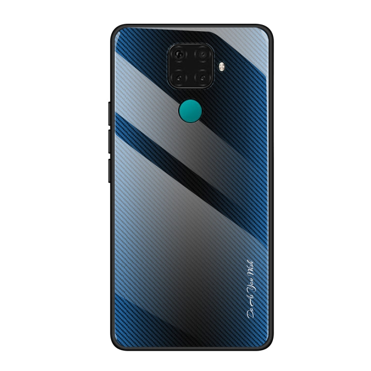 Texture Gradient Glass Protective Case, For Huawei Enjoy 9 Plus / Y9 2019, For Huawei Enjoy 9s, For Huawei Mate 20 Pro, For Huawei P20 Pro, For Honor 9X, For OnePlus 7, For Huawei Mate 30 Pro, For Huawei P30 Pro, For Huawei Nova 5i Pro�����������������...