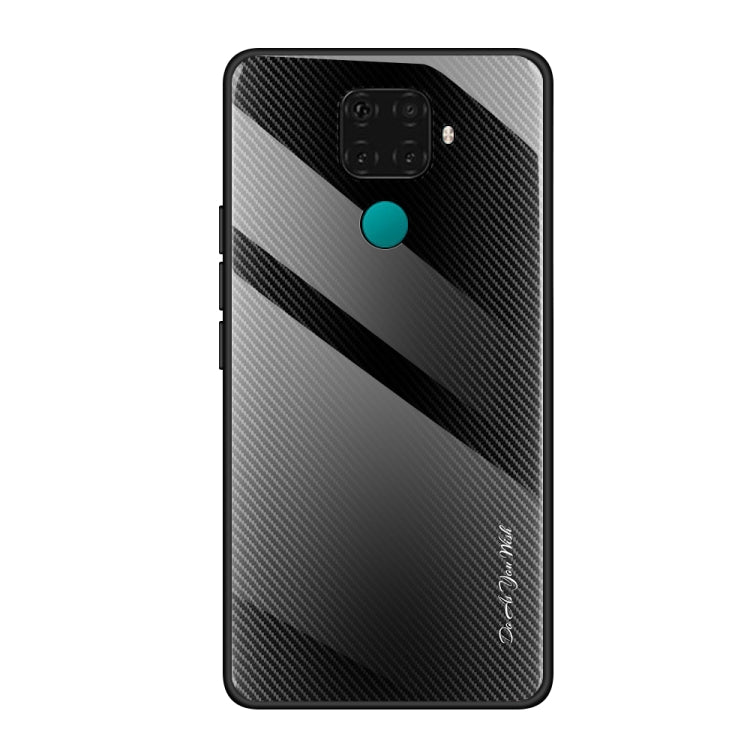 Texture Gradient Glass Protective Case, For Huawei Enjoy 9 Plus / Y9 2019, For Huawei Enjoy 9s, For Huawei Mate 20 Pro, For Huawei P20 Pro, For Honor 9X, For OnePlus 7, For Huawei Mate 30 Pro, For Huawei P30 Pro, For Huawei Nova 5i Pro�����������������...
