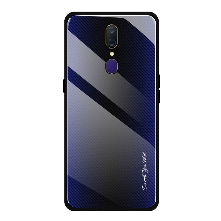 Texture Gradient Glass Protective Case, For OPPO F11 / A9, For OPPO A33, For OPPO A57 / A39, For OPPO F3, For OPPO F5, For Vivo V11, For Vivo X23, For Vivo Y83