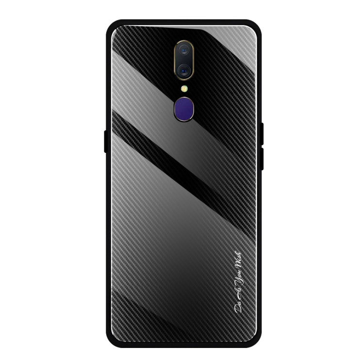 Texture Gradient Glass Protective Case, For OPPO F11 / A9, For OPPO A33, For OPPO A57 / A39, For OPPO F3, For OPPO F5, For Vivo V11, For Vivo X23, For Vivo Y83