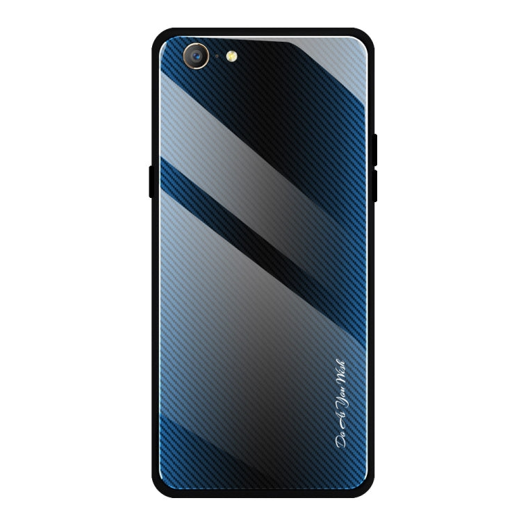 Texture Gradient Glass Protective Case, For OPPO F11 / A9, For OPPO A33, For OPPO A57 / A39, For OPPO F3, For OPPO F5, For Vivo V11, For Vivo X23, For Vivo Y83