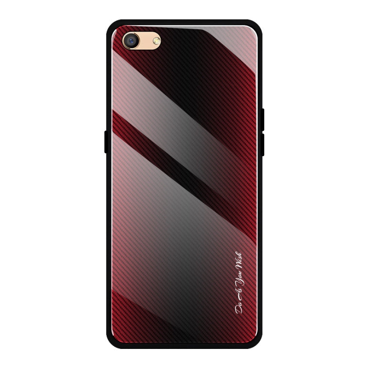 Texture Gradient Glass Protective Case, For OPPO F11 / A9, For OPPO A33, For OPPO A57 / A39, For OPPO F3, For OPPO F5, For Vivo V11, For Vivo X23, For Vivo Y83