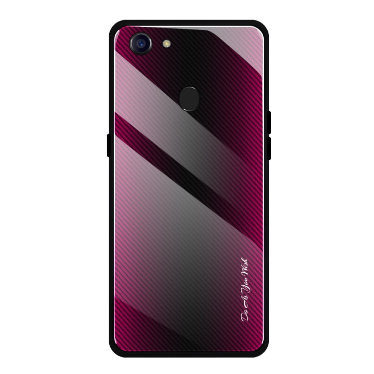 Texture Gradient Glass Protective Case, For OPPO F11 / A9, For OPPO A33, For OPPO A57 / A39, For OPPO F3, For OPPO F5, For Vivo V11, For Vivo X23, For Vivo Y83