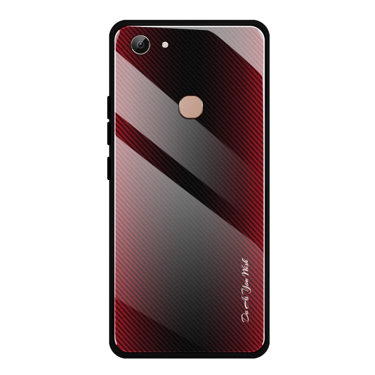 Texture Gradient Glass Protective Case, For OPPO F11 / A9, For OPPO A33, For OPPO A57 / A39, For OPPO F3, For OPPO F5, For Vivo V11, For Vivo X23, For Vivo Y83