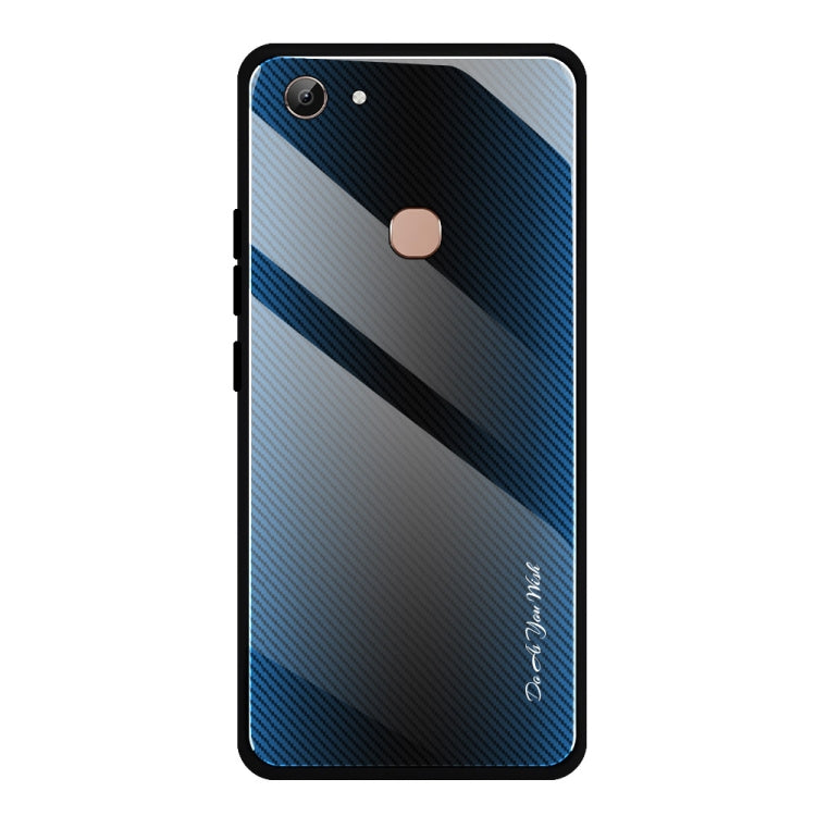 Texture Gradient Glass Protective Case, For OPPO F11 / A9, For OPPO A33, For OPPO A57 / A39, For OPPO F3, For OPPO F5, For Vivo V11, For Vivo X23, For Vivo Y83