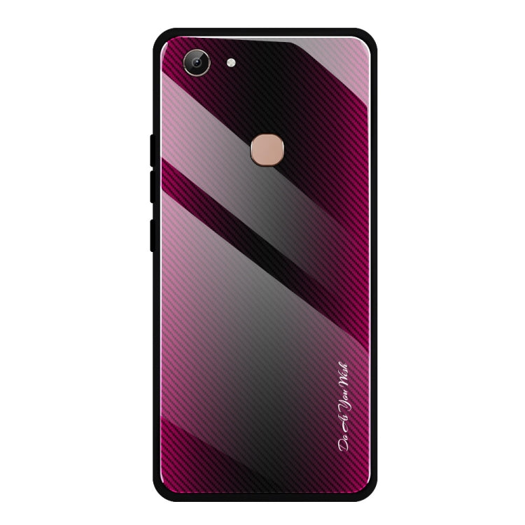 Texture Gradient Glass Protective Case, For OPPO F11 / A9, For OPPO A33, For OPPO A57 / A39, For OPPO F3, For OPPO F5, For Vivo V11, For Vivo X23, For Vivo Y83