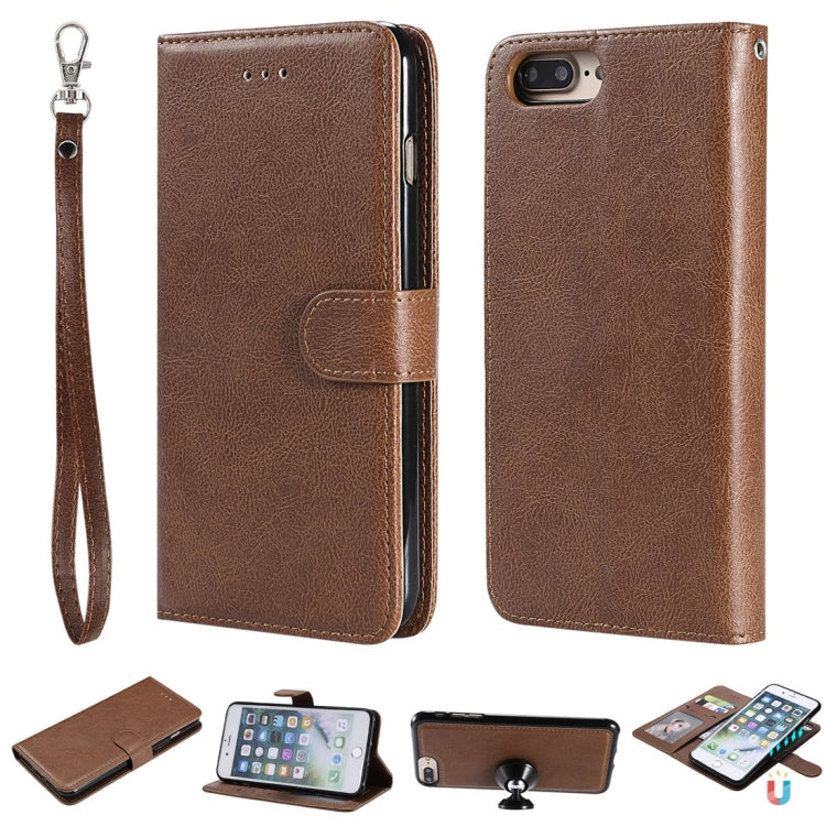 Solid Color Horizontal Flip Protective Case with Holder & Card Slots & Wallet & Photo Frame & Lanyard, For iPhone 6 / 7 / 8, For iPhone 6 Plus / 7 Plus / 8 Plus, For iPhone 11, For iPhone 11 Pro, For iPhone 11 Pro Max, For iPhone XR, For iPhone XS Max�...