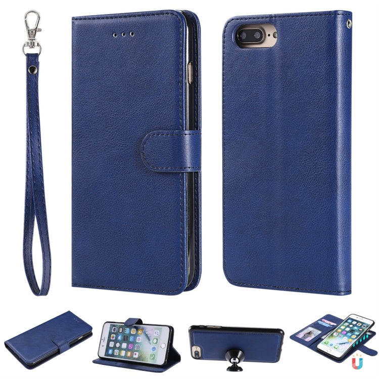 Solid Color Horizontal Flip Protective Case with Holder & Card Slots & Wallet & Photo Frame & Lanyard, For iPhone 6 / 7 / 8, For iPhone 6 Plus / 7 Plus / 8 Plus, For iPhone 11, For iPhone 11 Pro, For iPhone 11 Pro Max, For iPhone XR, For iPhone XS Max�...