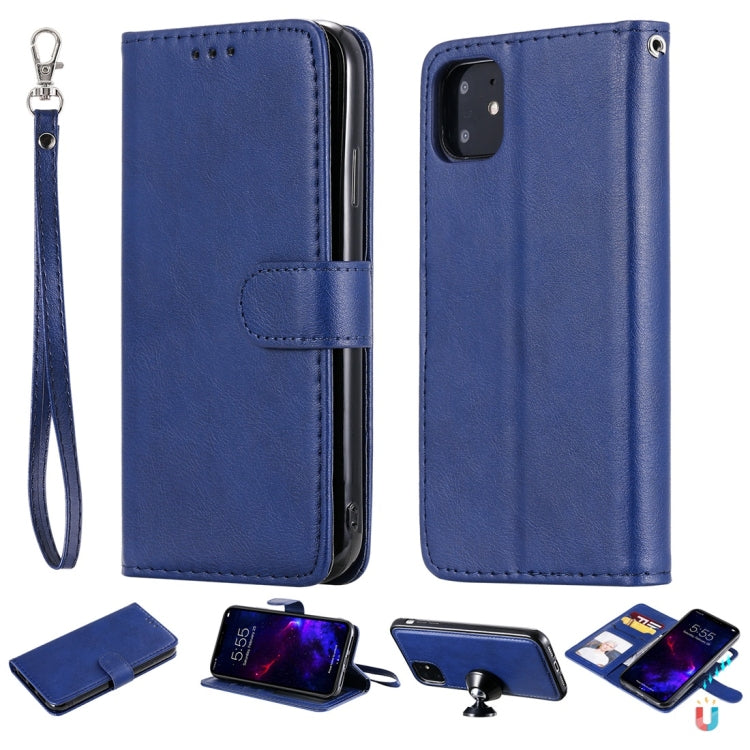 Solid Color Horizontal Flip Protective Case with Holder & Card Slots & Wallet & Photo Frame & Lanyard, For iPhone 6 / 7 / 8, For iPhone 6 Plus / 7 Plus / 8 Plus, For iPhone 11, For iPhone 11 Pro, For iPhone 11 Pro Max, For iPhone XR, For iPhone XS Max�...