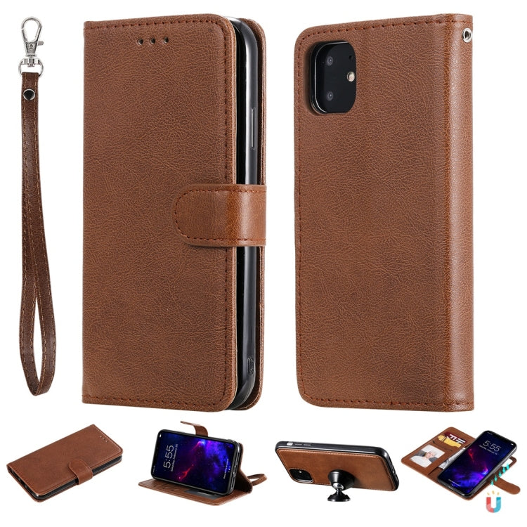 Solid Color Horizontal Flip Protective Case with Holder & Card Slots & Wallet & Photo Frame & Lanyard, For iPhone 6 / 7 / 8, For iPhone 6 Plus / 7 Plus / 8 Plus, For iPhone 11, For iPhone 11 Pro, For iPhone 11 Pro Max, For iPhone XR, For iPhone XS Max�...