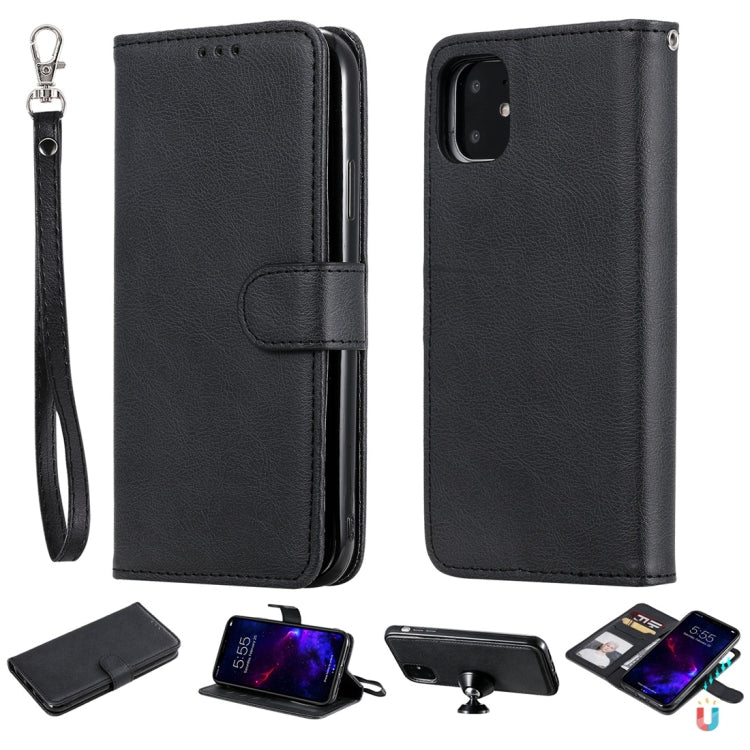 Solid Color Horizontal Flip Protective Case with Holder & Card Slots & Wallet & Photo Frame & Lanyard, For iPhone 6 / 7 / 8, For iPhone 6 Plus / 7 Plus / 8 Plus, For iPhone 11, For iPhone 11 Pro, For iPhone 11 Pro Max, For iPhone XR, For iPhone XS Max�...
