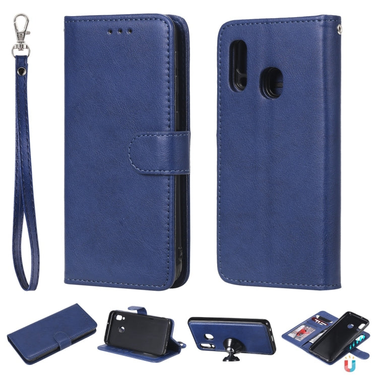 Solid Color Horizontal Flip Protective Case with Holder & Card Slots & Wallet & Photo Frame & Lanyard, For iPhone 6 / 7 / 8, For iPhone 6 Plus / 7 Plus / 8 Plus, For iPhone 11, For iPhone 11 Pro, For iPhone 11 Pro Max, For iPhone XR, For iPhone XS Max�...