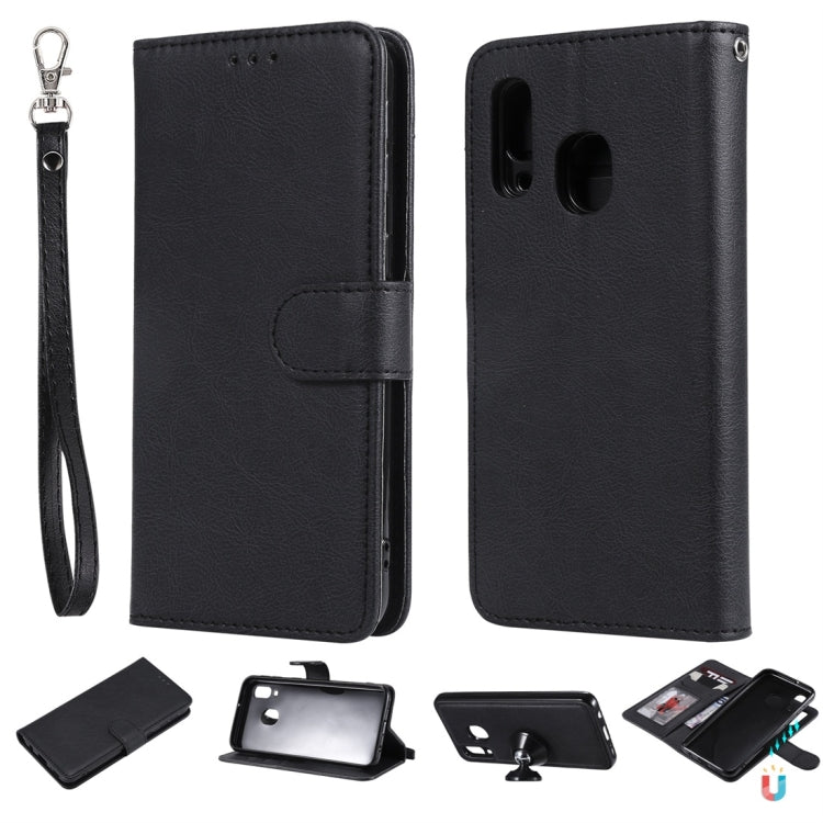 Solid Color Horizontal Flip Protective Case with Holder & Card Slots & Wallet & Photo Frame & Lanyard, For iPhone 6 / 7 / 8, For iPhone 6 Plus / 7 Plus / 8 Plus, For iPhone 11, For iPhone 11 Pro, For iPhone 11 Pro Max, For iPhone XR, For iPhone XS Max�...