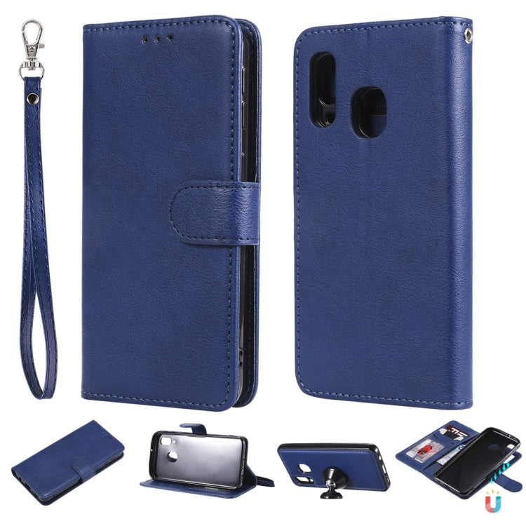 Solid Color Horizontal Flip Protective Case with Holder & Card Slots & Wallet & Photo Frame & Lanyard, For iPhone 6 / 7 / 8, For iPhone 6 Plus / 7 Plus / 8 Plus, For iPhone 11, For iPhone 11 Pro, For iPhone 11 Pro Max, For iPhone XR, For iPhone XS Max�...