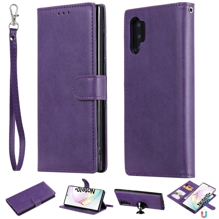 Solid Color Horizontal Flip Protective Case with Holder & Card Slots & Wallet & Photo Frame & Lanyard, For Galaxy Note 10+, For Galaxy Note 10, For Galaxy S8, For Galaxy S8+, For Galaxy S9, For Galaxy S9+, For Galaxy S10 5G, For Galaxy S10+������������...