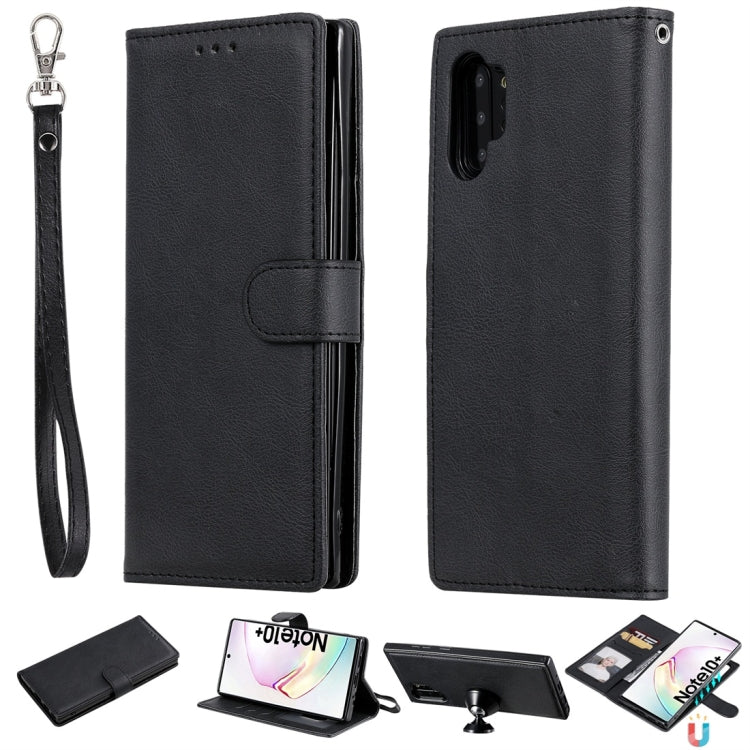 Solid Color Horizontal Flip Protective Case with Holder & Card Slots & Wallet & Photo Frame & Lanyard, For Galaxy Note 10+, For Galaxy Note 10, For Galaxy S8, For Galaxy S8+, For Galaxy S9, For Galaxy S9+, For Galaxy S10 5G, For Galaxy S10+������������...
