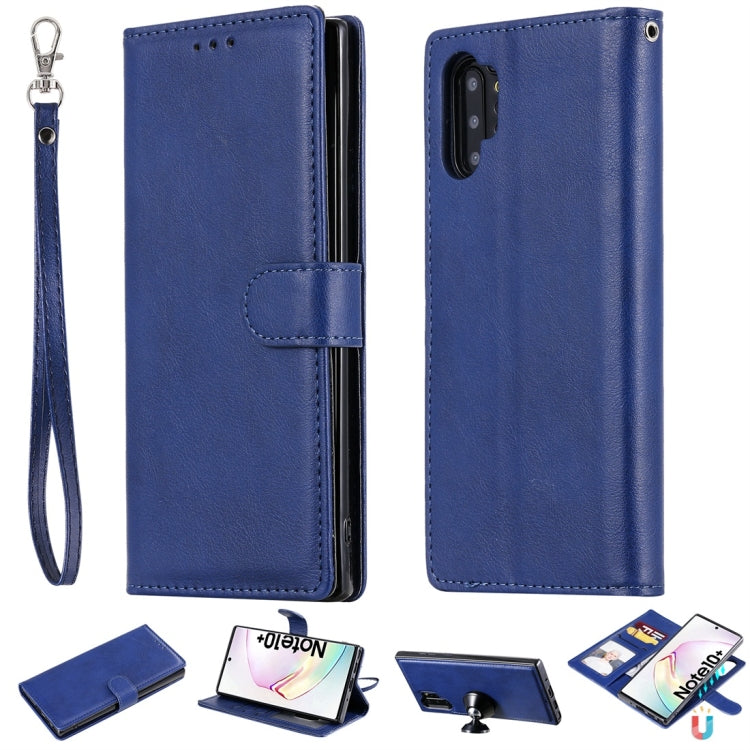 Solid Color Horizontal Flip Protective Case with Holder & Card Slots & Wallet & Photo Frame & Lanyard, For Galaxy Note 10+, For Galaxy Note 10, For Galaxy S8, For Galaxy S8+, For Galaxy S9, For Galaxy S9+, For Galaxy S10 5G, For Galaxy S10+������������...
