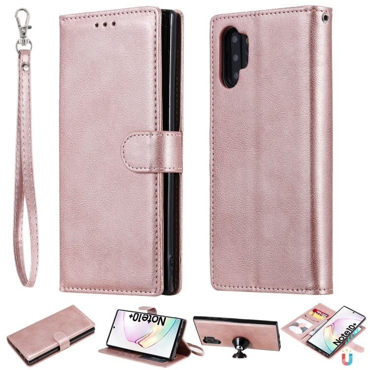 Solid Color Horizontal Flip Protective Case with Holder & Card Slots & Wallet & Photo Frame & Lanyard, For Galaxy Note 10+, For Galaxy Note 10, For Galaxy S8, For Galaxy S8+, For Galaxy S9, For Galaxy S9+, For Galaxy S10 5G, For Galaxy S10+������������...