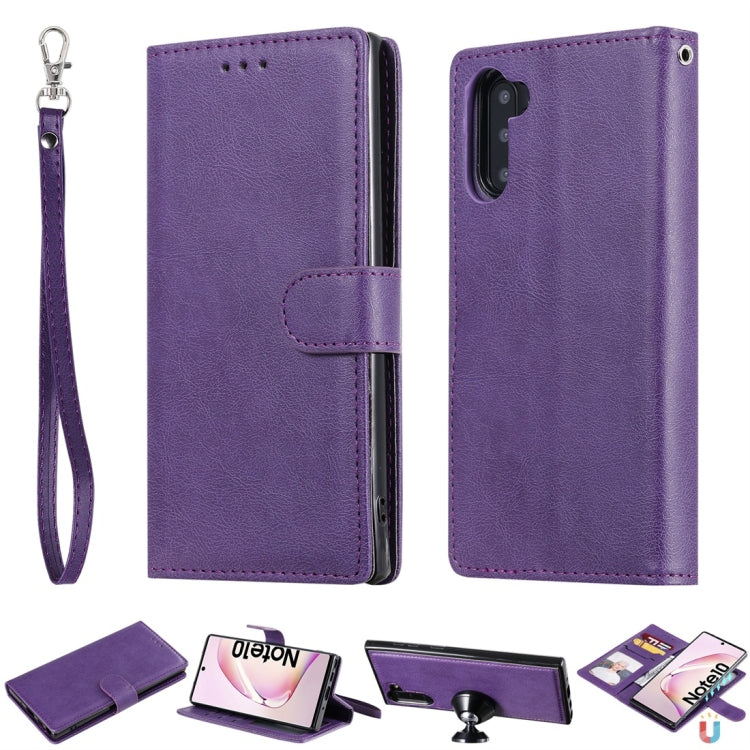 Solid Color Horizontal Flip Protective Case with Holder & Card Slots & Wallet & Photo Frame & Lanyard, For Galaxy Note 10+, For Galaxy Note 10, For Galaxy S8, For Galaxy S8+, For Galaxy S9, For Galaxy S9+, For Galaxy S10 5G, For Galaxy S10+������������...