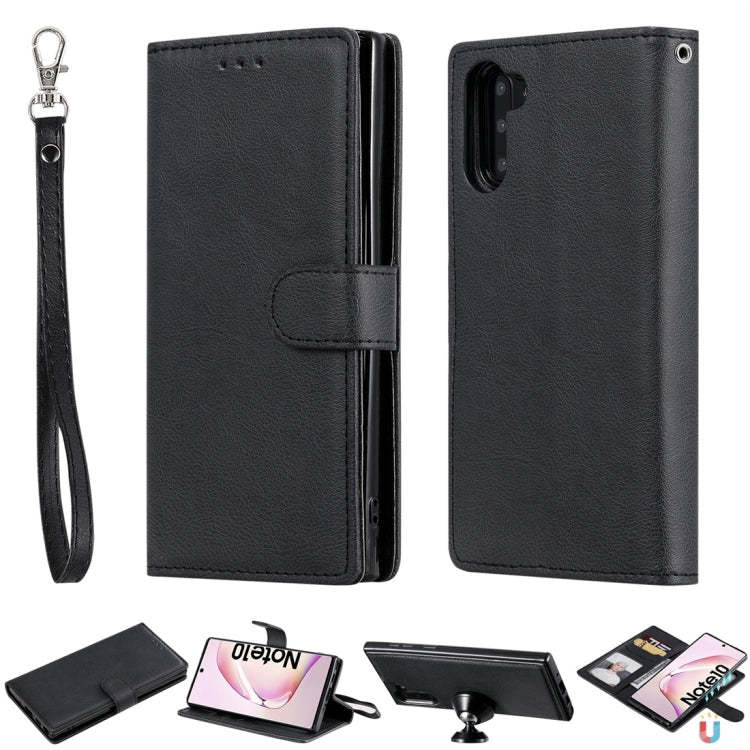 Solid Color Horizontal Flip Protective Case with Holder & Card Slots & Wallet & Photo Frame & Lanyard, For Galaxy Note 10+, For Galaxy Note 10, For Galaxy S8, For Galaxy S8+, For Galaxy S9, For Galaxy S9+, For Galaxy S10 5G, For Galaxy S10+������������...
