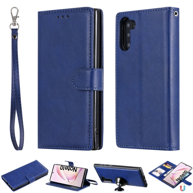 Solid Color Horizontal Flip Protective Case with Holder & Card Slots & Wallet & Photo Frame & Lanyard, For Galaxy Note 10+, For Galaxy Note 10, For Galaxy S8, For Galaxy S8+, For Galaxy S9, For Galaxy S9+, For Galaxy S10 5G, For Galaxy S10+������������...