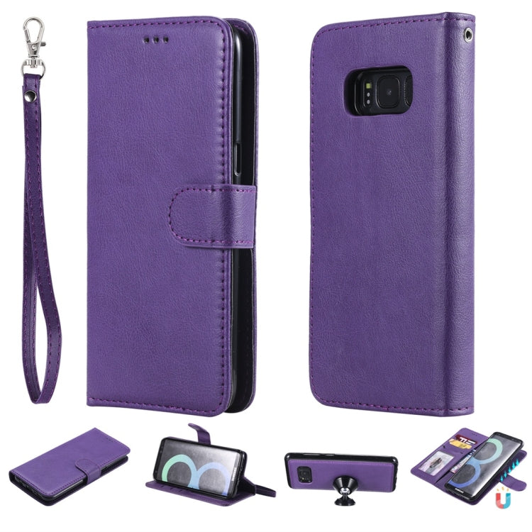 Solid Color Horizontal Flip Protective Case with Holder & Card Slots & Wallet & Photo Frame & Lanyard, For Galaxy Note 10+, For Galaxy Note 10, For Galaxy S8, For Galaxy S8+, For Galaxy S9, For Galaxy S9+, For Galaxy S10 5G, For Galaxy S10+������������...