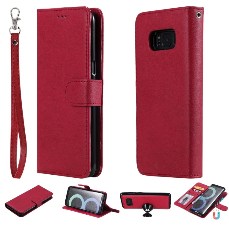 Solid Color Horizontal Flip Protective Case with Holder & Card Slots & Wallet & Photo Frame & Lanyard, For Galaxy Note 10+, For Galaxy Note 10, For Galaxy S8, For Galaxy S8+, For Galaxy S9, For Galaxy S9+, For Galaxy S10 5G, For Galaxy S10+������������...