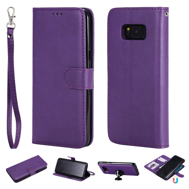 Solid Color Horizontal Flip Protective Case with Holder & Card Slots & Wallet & Photo Frame & Lanyard, For Galaxy Note 10+, For Galaxy Note 10, For Galaxy S8, For Galaxy S8+, For Galaxy S9, For Galaxy S9+, For Galaxy S10 5G, For Galaxy S10+������������...