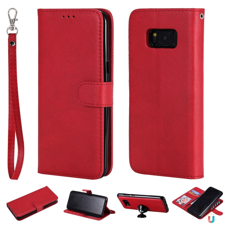 Solid Color Horizontal Flip Protective Case with Holder & Card Slots & Wallet & Photo Frame & Lanyard, For Galaxy Note 10+, For Galaxy Note 10, For Galaxy S8, For Galaxy S8+, For Galaxy S9, For Galaxy S9+, For Galaxy S10 5G, For Galaxy S10+������������...