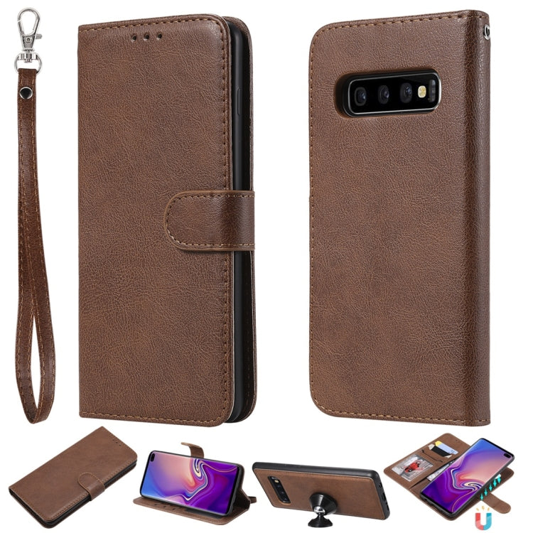Solid Color Horizontal Flip Protective Case with Holder & Card Slots & Wallet & Photo Frame & Lanyard, For Galaxy Note 10+, For Galaxy Note 10, For Galaxy S8, For Galaxy S8+, For Galaxy S9, For Galaxy S9+, For Galaxy S10 5G, For Galaxy S10+������������...