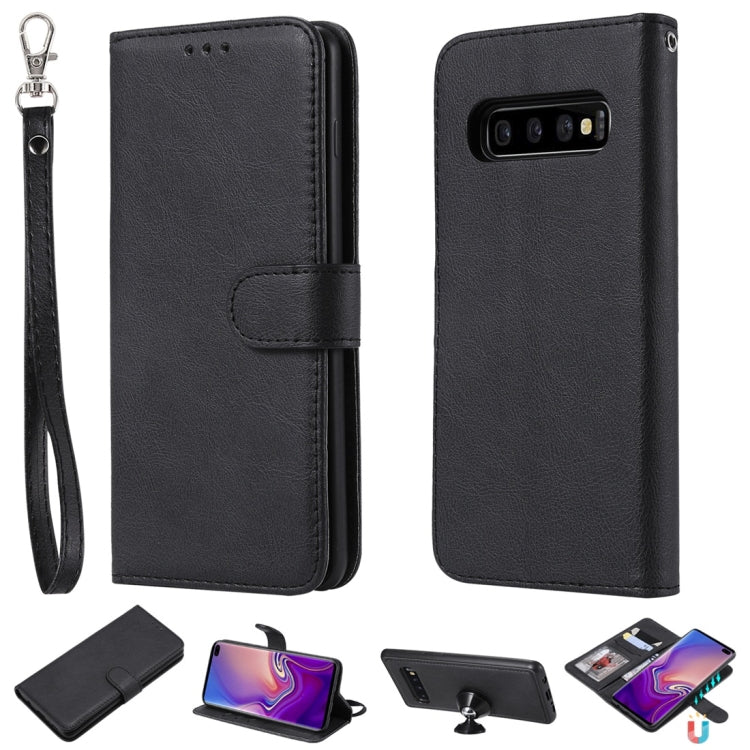 Solid Color Horizontal Flip Protective Case with Holder & Card Slots & Wallet & Photo Frame & Lanyard, For Galaxy Note 10+, For Galaxy Note 10, For Galaxy S8, For Galaxy S8+, For Galaxy S9, For Galaxy S9+, For Galaxy S10 5G, For Galaxy S10+������������...