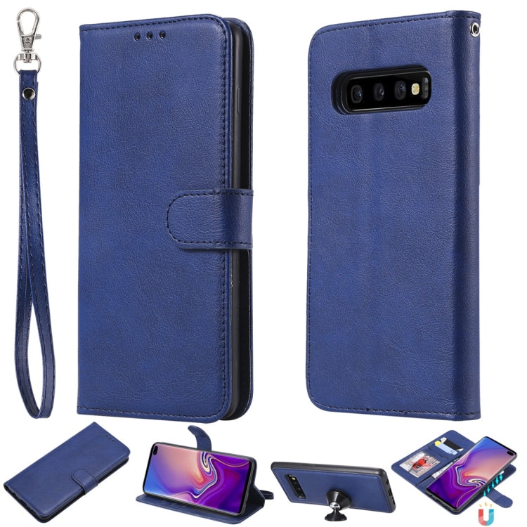 Solid Color Horizontal Flip Protective Case with Holder & Card Slots & Wallet & Photo Frame & Lanyard, For Galaxy Note 10+, For Galaxy Note 10, For Galaxy S8, For Galaxy S8+, For Galaxy S9, For Galaxy S9+, For Galaxy S10 5G, For Galaxy S10+������������...