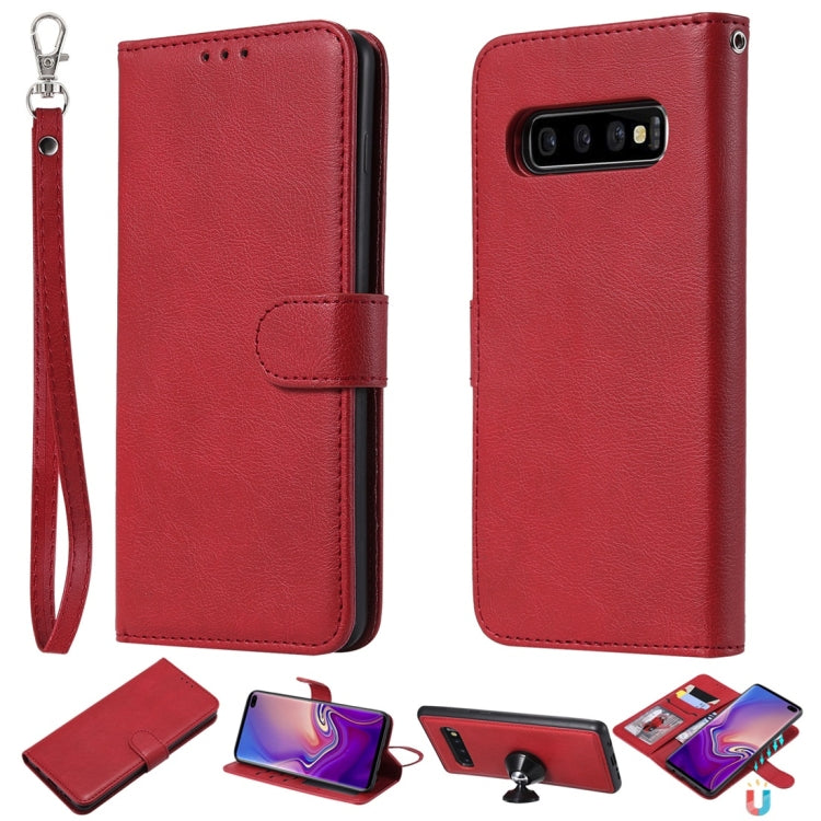 Solid Color Horizontal Flip Protective Case with Holder & Card Slots & Wallet & Photo Frame & Lanyard, For Galaxy Note 10+, For Galaxy Note 10, For Galaxy S8, For Galaxy S8+, For Galaxy S9, For Galaxy S9+, For Galaxy S10 5G, For Galaxy S10+������������...