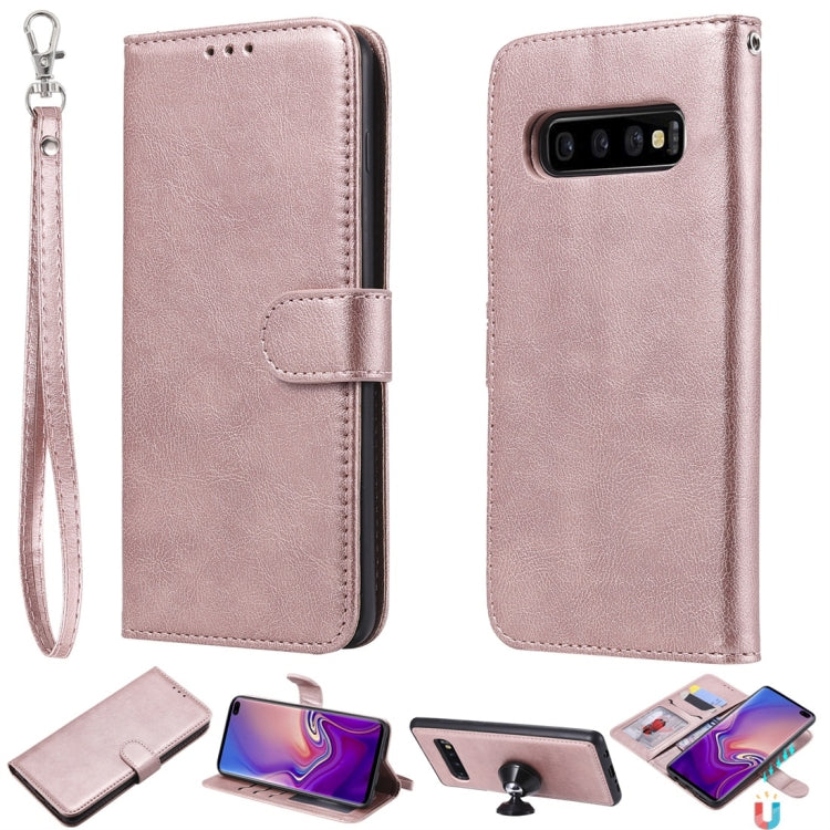 Solid Color Horizontal Flip Protective Case with Holder & Card Slots & Wallet & Photo Frame & Lanyard, For Galaxy Note 10+, For Galaxy Note 10, For Galaxy S8, For Galaxy S8+, For Galaxy S9, For Galaxy S9+, For Galaxy S10 5G, For Galaxy S10+������������...