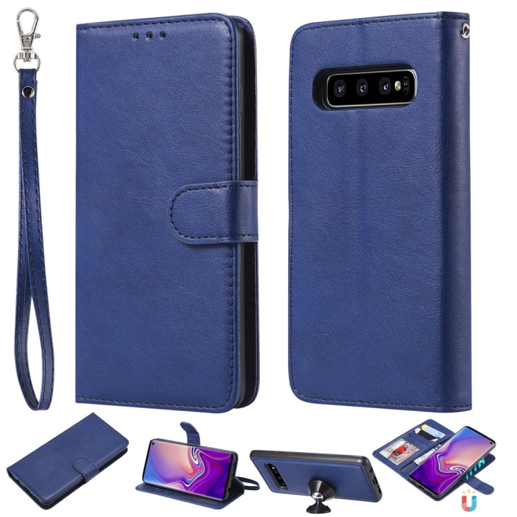 Solid Color Horizontal Flip Protective Case with Holder & Card Slots & Wallet & Photo Frame & Lanyard, For Galaxy Note 10+, For Galaxy Note 10, For Galaxy S8, For Galaxy S8+, For Galaxy S9, For Galaxy S9+, For Galaxy S10 5G, For Galaxy S10+������������...