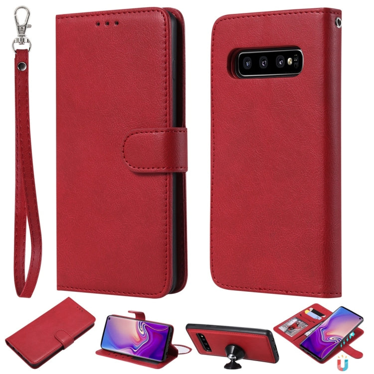 Solid Color Horizontal Flip Protective Case with Holder & Card Slots & Wallet & Photo Frame & Lanyard, For Galaxy Note 10+, For Galaxy Note 10, For Galaxy S8, For Galaxy S8+, For Galaxy S9, For Galaxy S9+, For Galaxy S10 5G, For Galaxy S10+������������...