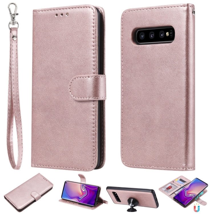 Solid Color Horizontal Flip Protective Case with Holder & Card Slots & Wallet & Photo Frame & Lanyard, For Galaxy Note 10+, For Galaxy Note 10, For Galaxy S8, For Galaxy S8+, For Galaxy S9, For Galaxy S9+, For Galaxy S10 5G, For Galaxy S10+������������...